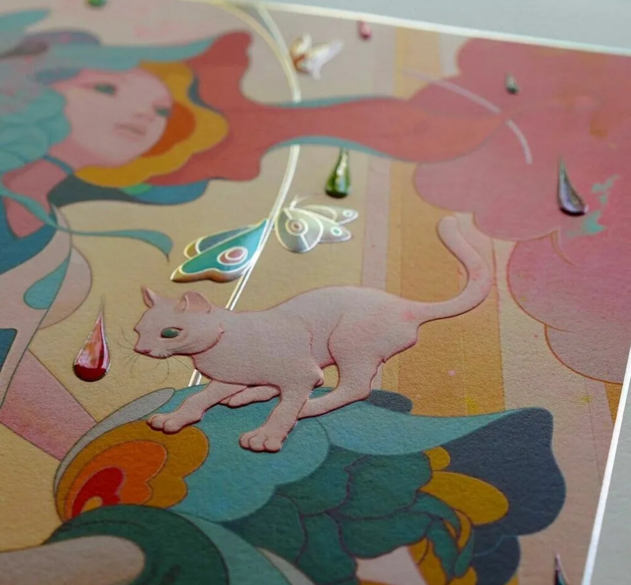 Fine Art: Skippers by James Jean. Limited edition of direct release by artist. Signed and numbered.
