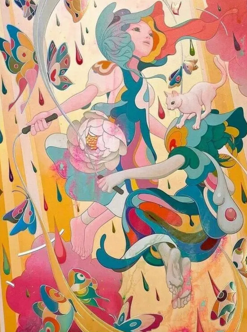 Fine Art:  Skippers by James Jean.  Limited edition of direct release by artist.  Signed and numbered.