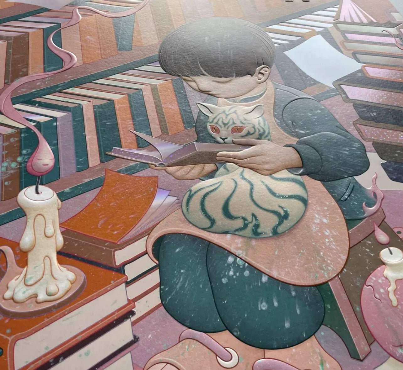 Fine Art: James Jean Bibliophile - limited edition fine art print.