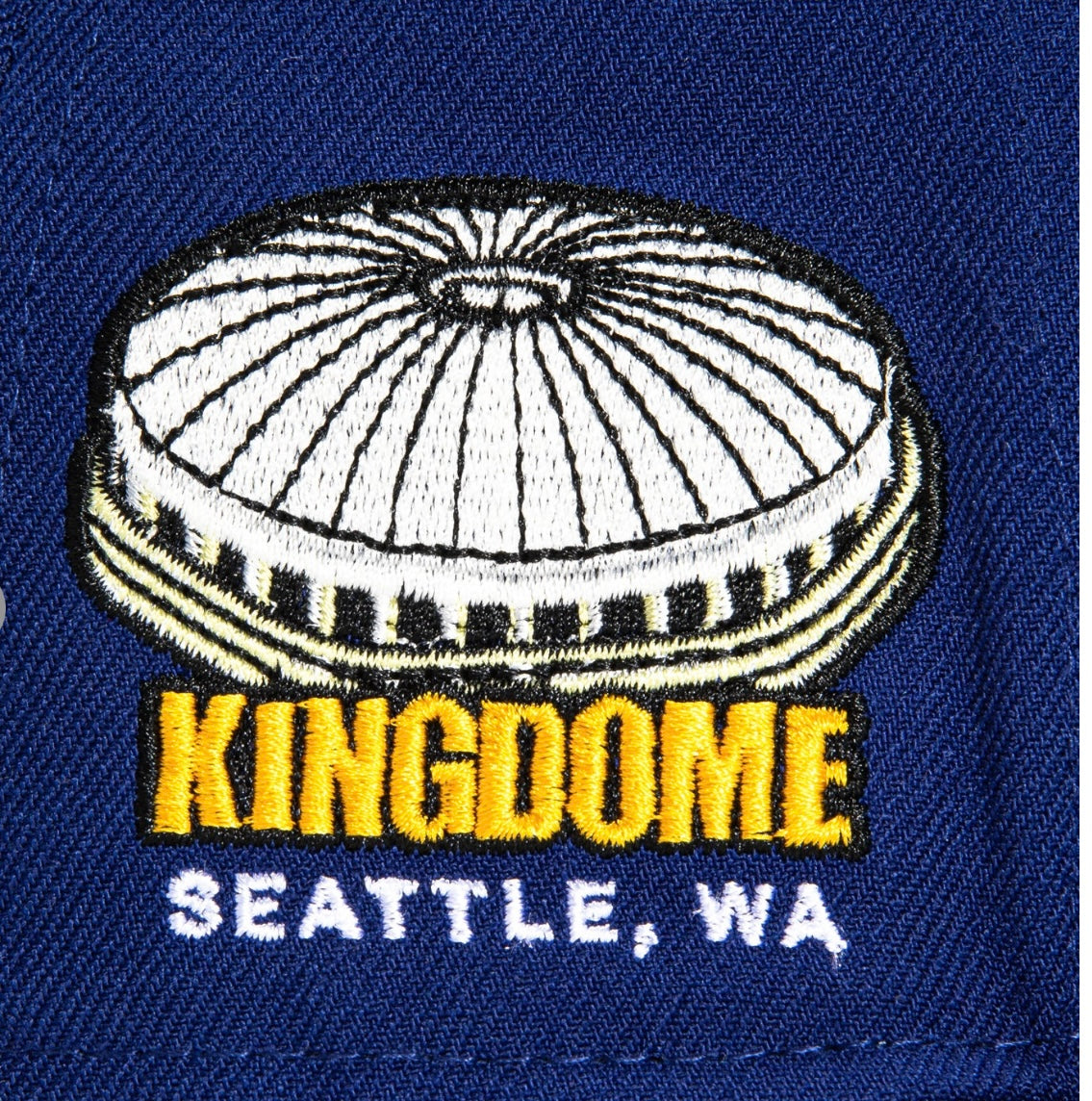 Seattle Mariners Fitted New Era Blue and Gold Kingdome Special Edition size  7 1/4